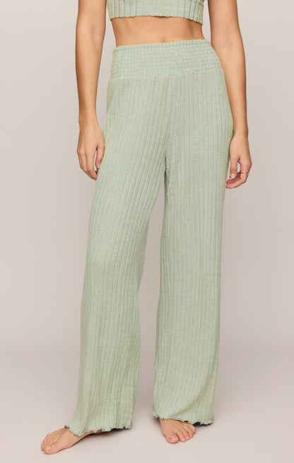 Z SUPPLY Dawn Smocked Silky Rib Pant