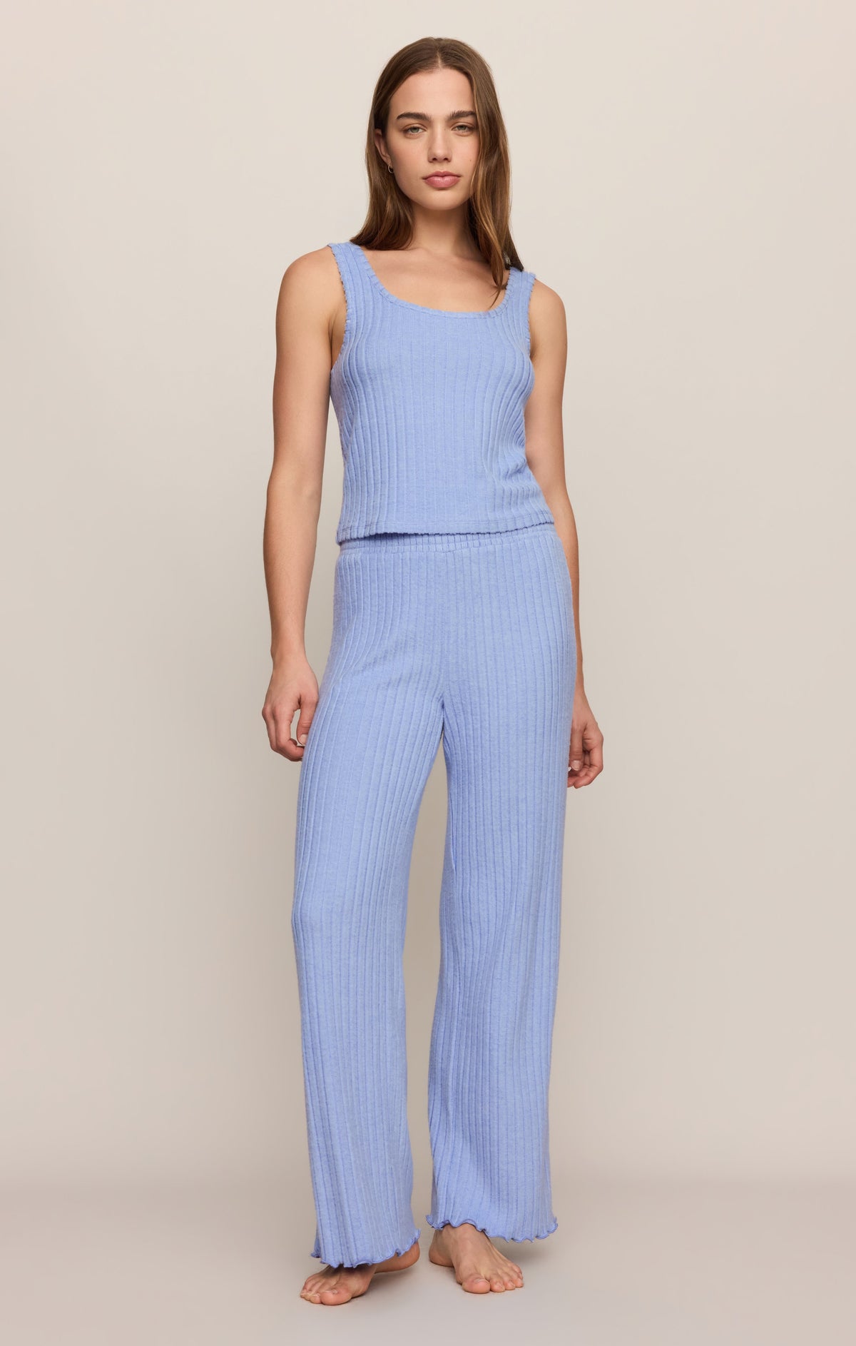 Z SUPPLY Dawn Smocked Silky Rib Pant