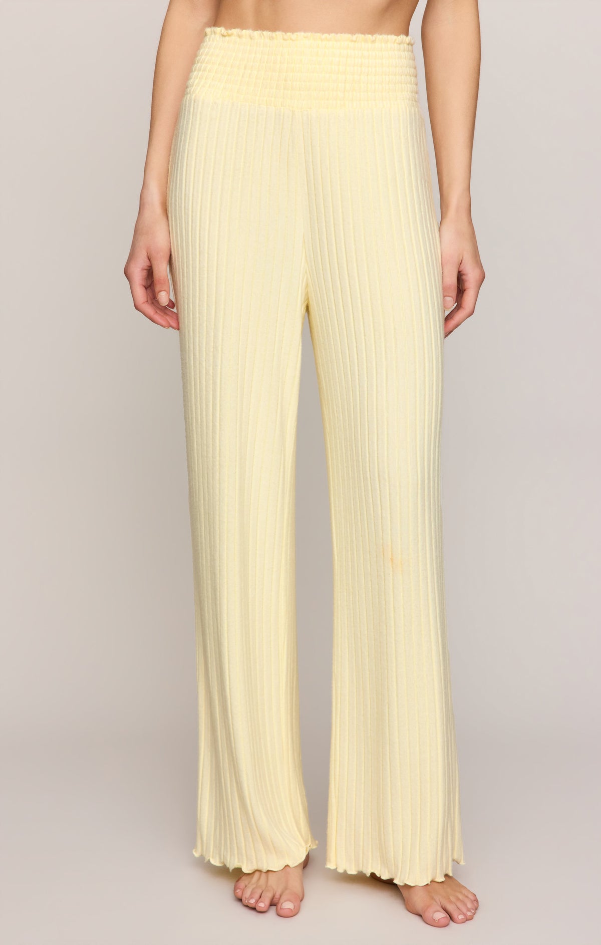 Z SUPPLY Dawn Smocked Silky Rib Pant