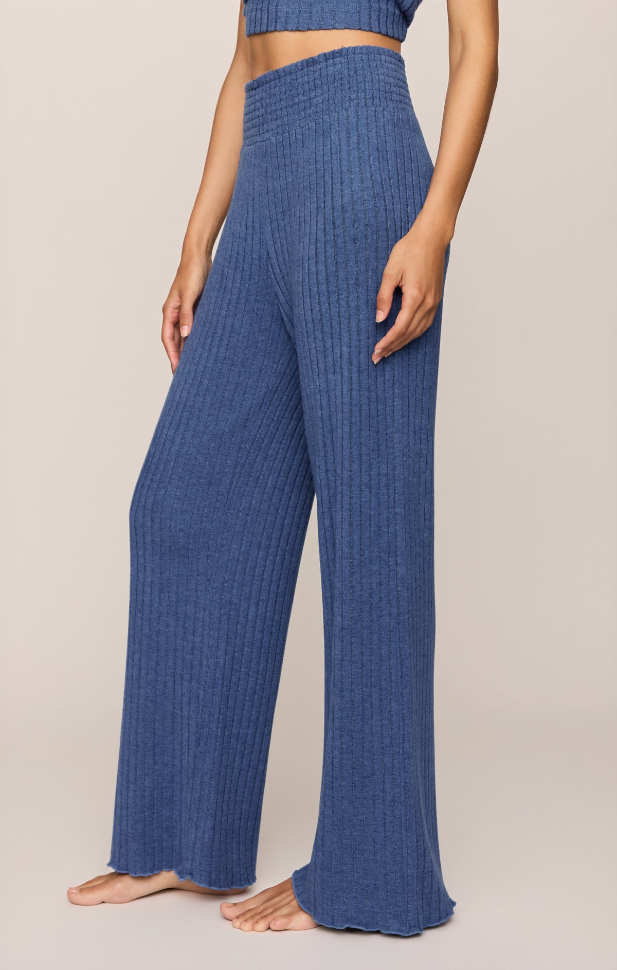 Z SUPPLY Dawn Smocked Silky Rib Pant