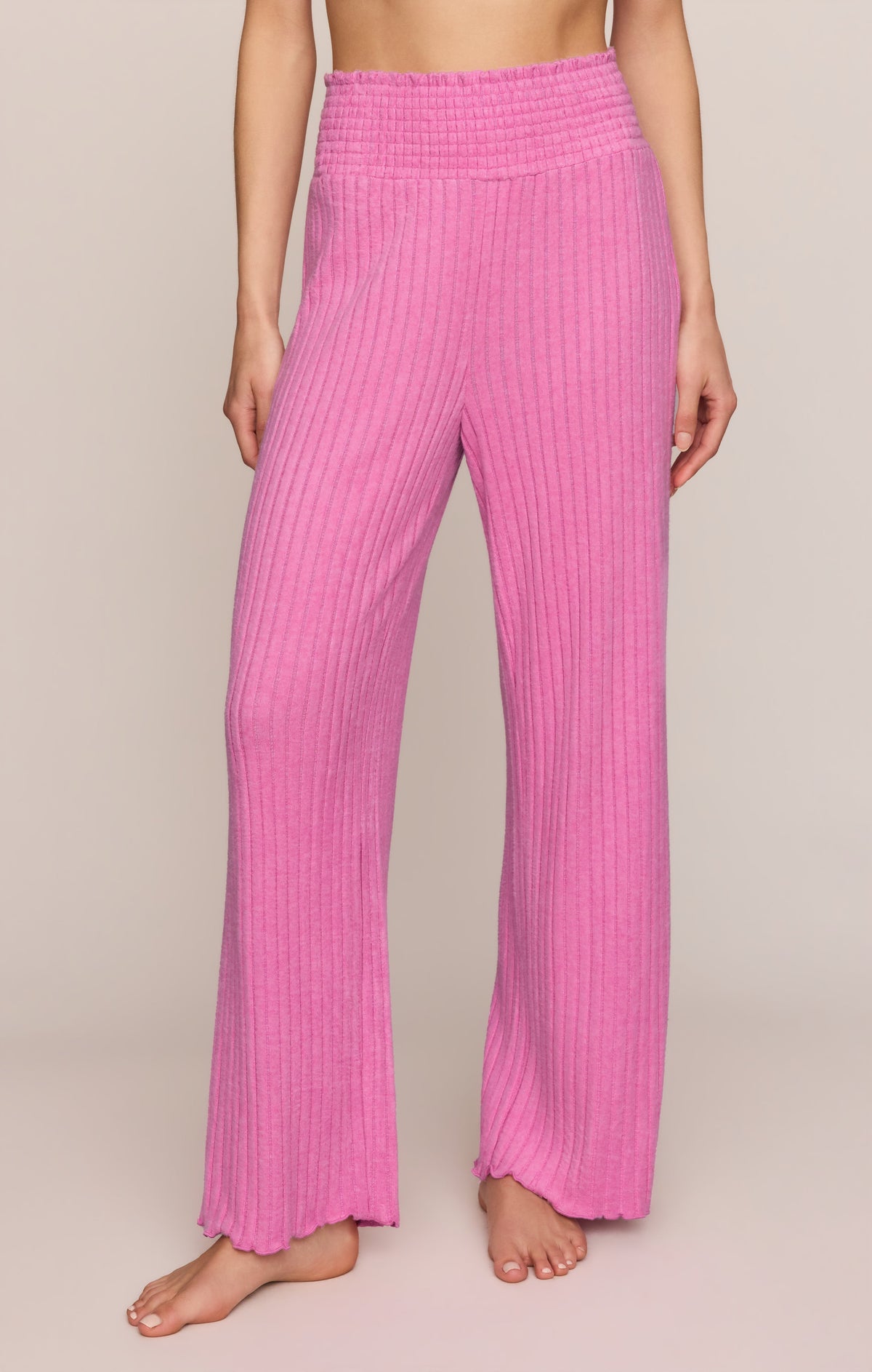 Z SUPPLY Dawn Smocked Silky Rib Pant