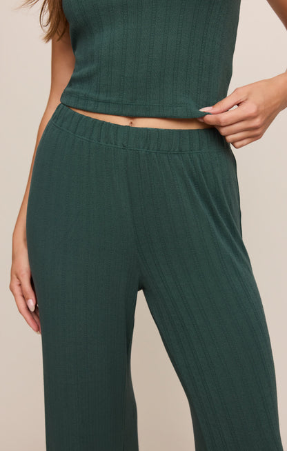 Z SUPPLY Countryside Pointelle Pant - Emerald Cove