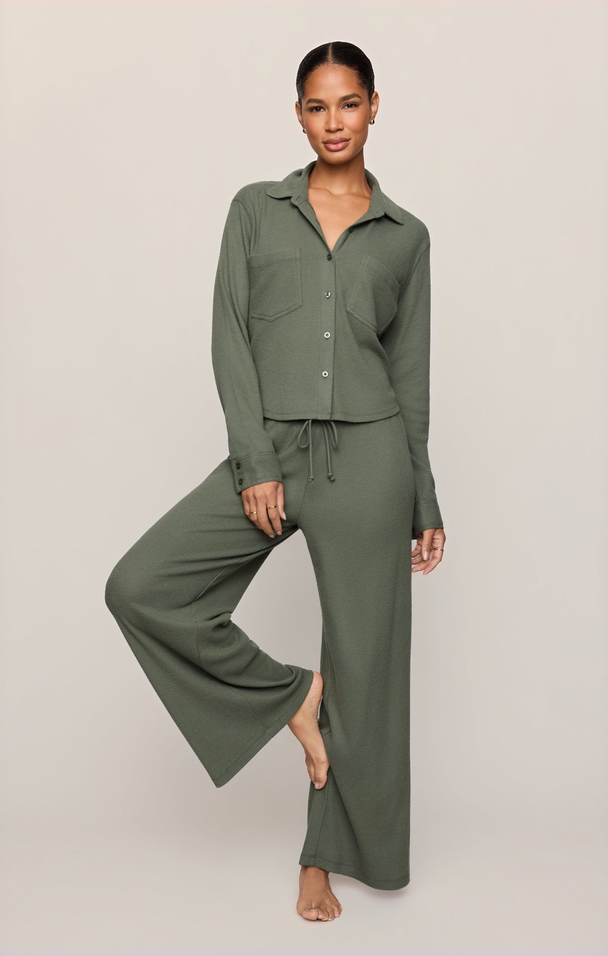 Z SUPPLY Waffle Brushed Thermal Pant