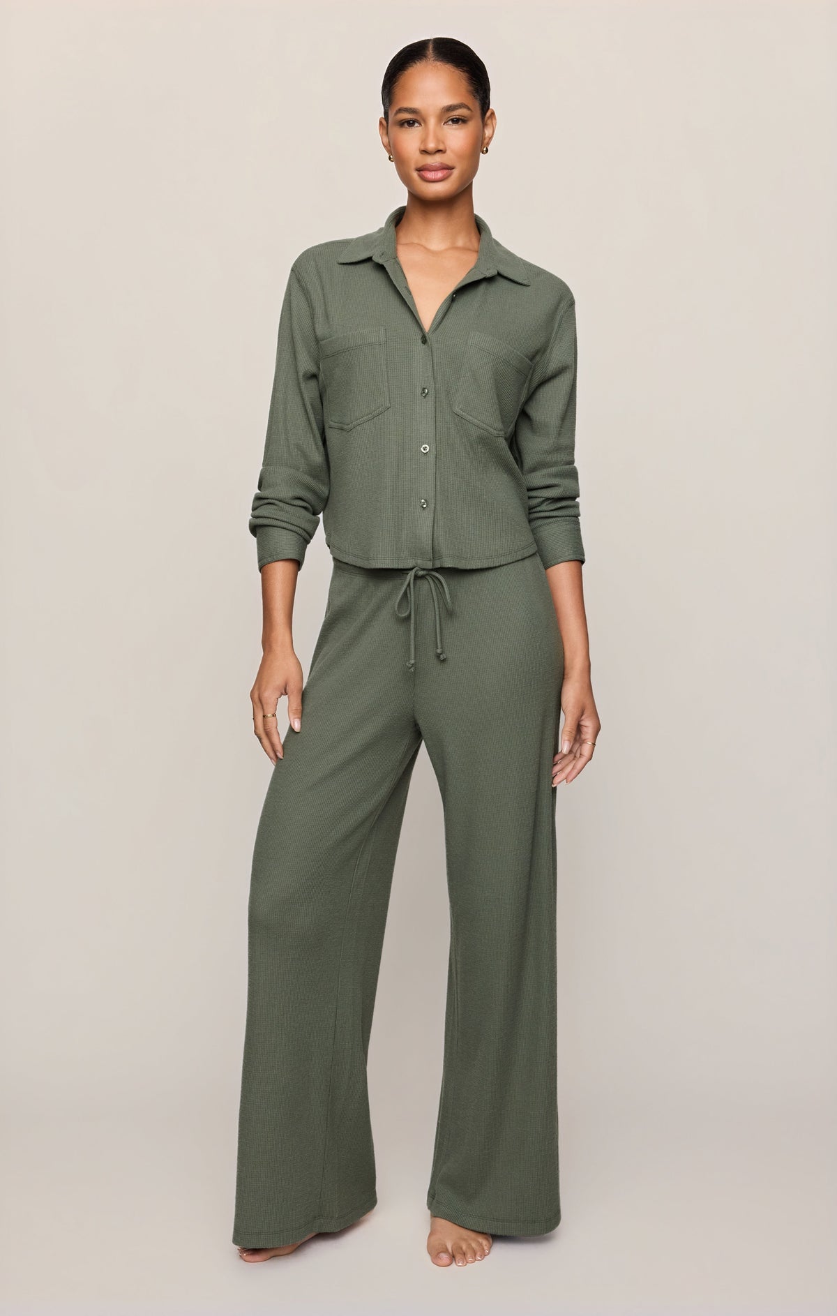 Z SUPPLY Waffle Brushed Thermal Pant