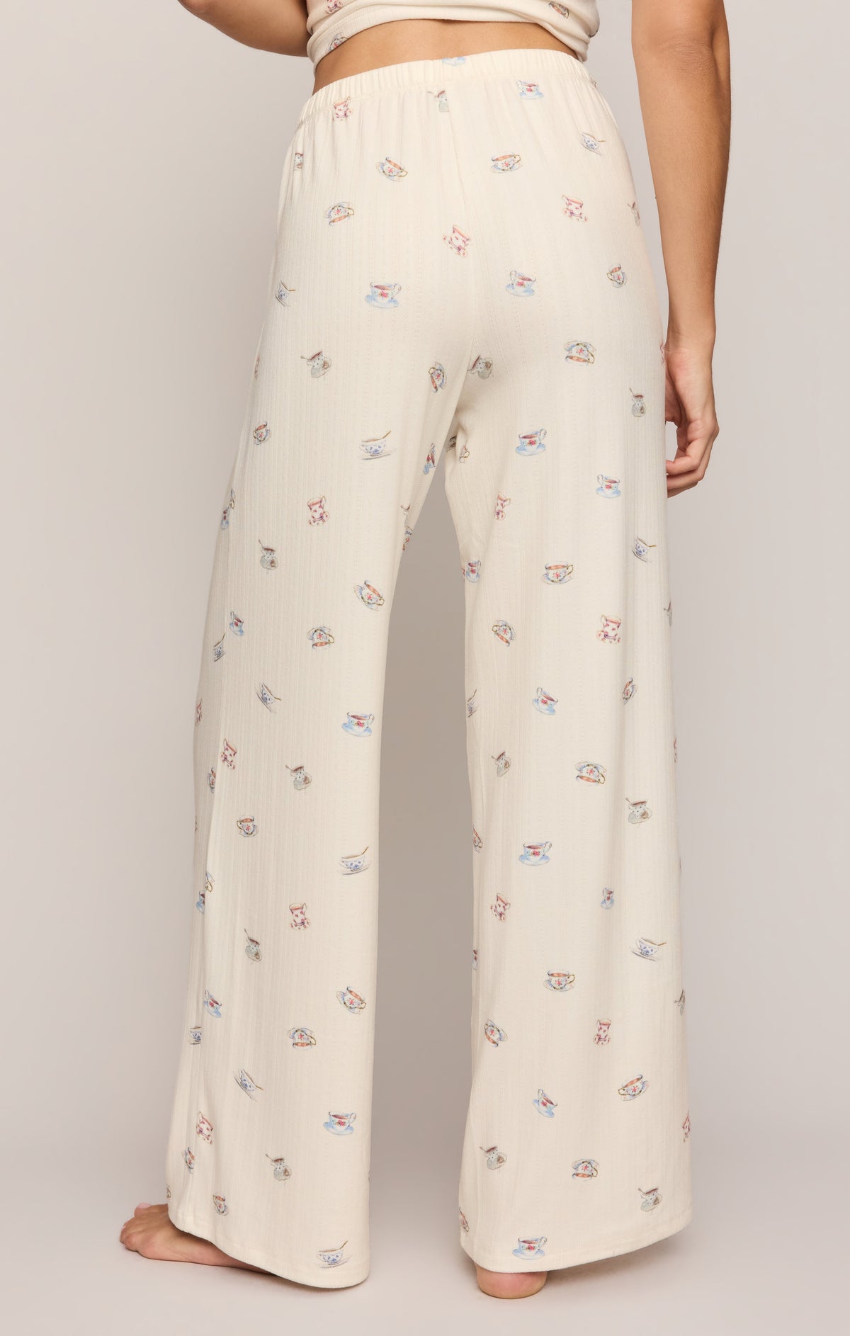 Z SUPPLY Tea Time Silky Pointelle Pant - Vanilla Ice
