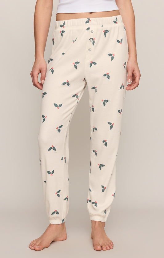 Z SUPPLY Holly Thermal Jogger - Vanilla Ice