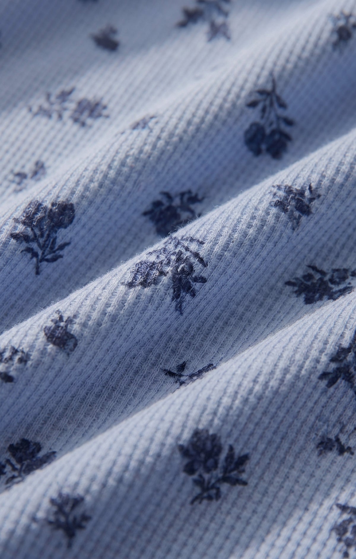 Z SUPPLY Floral Thermal Short - Crystal Blue