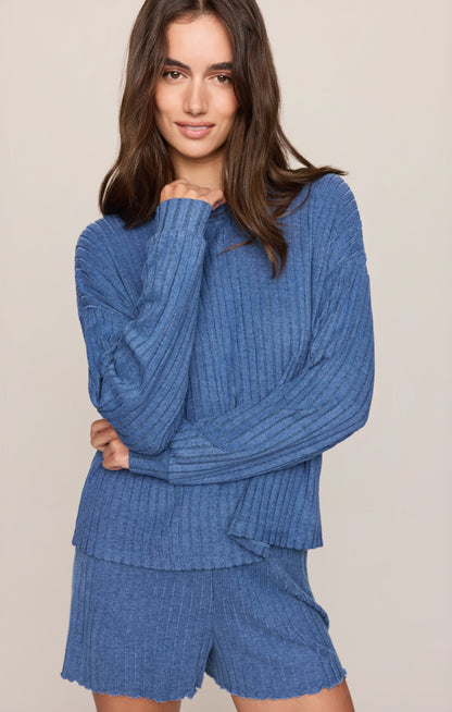 Z SUPPLY Daydream Silky Rib Long Sleeve Top