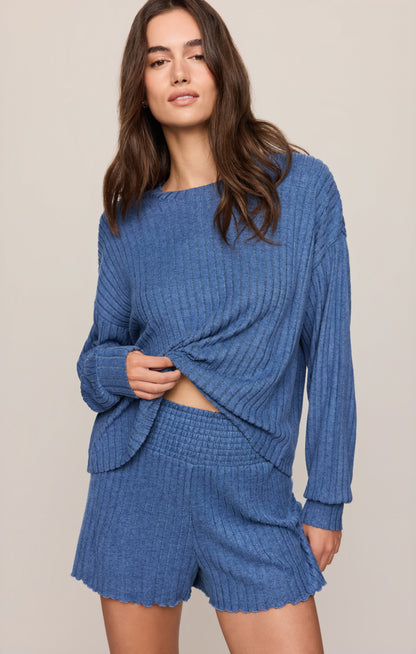 Z SUPPLY Daydream Silky Rib Long Sleeve Top