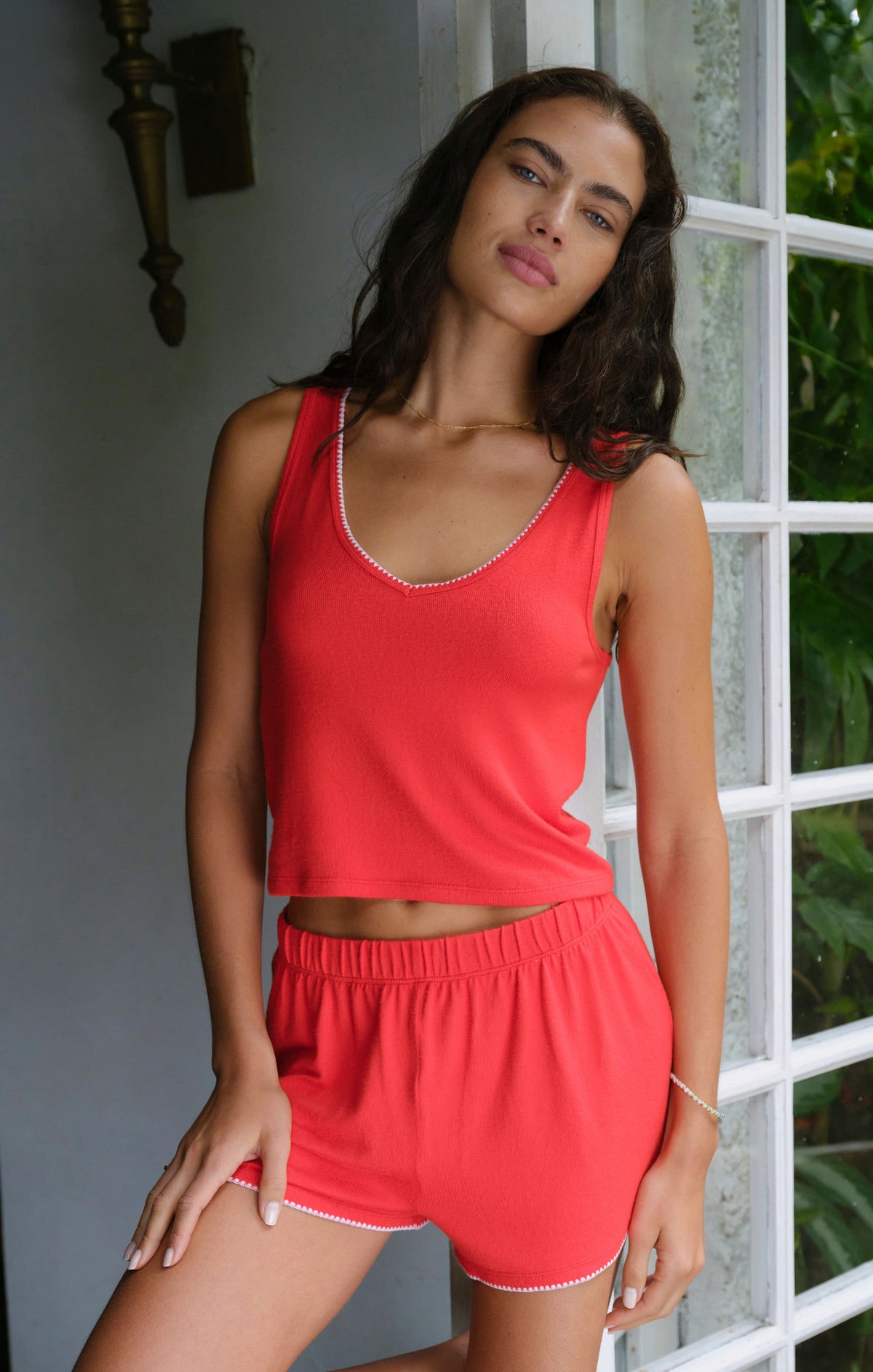 Z SUPPLY Stately V-Neck Tank