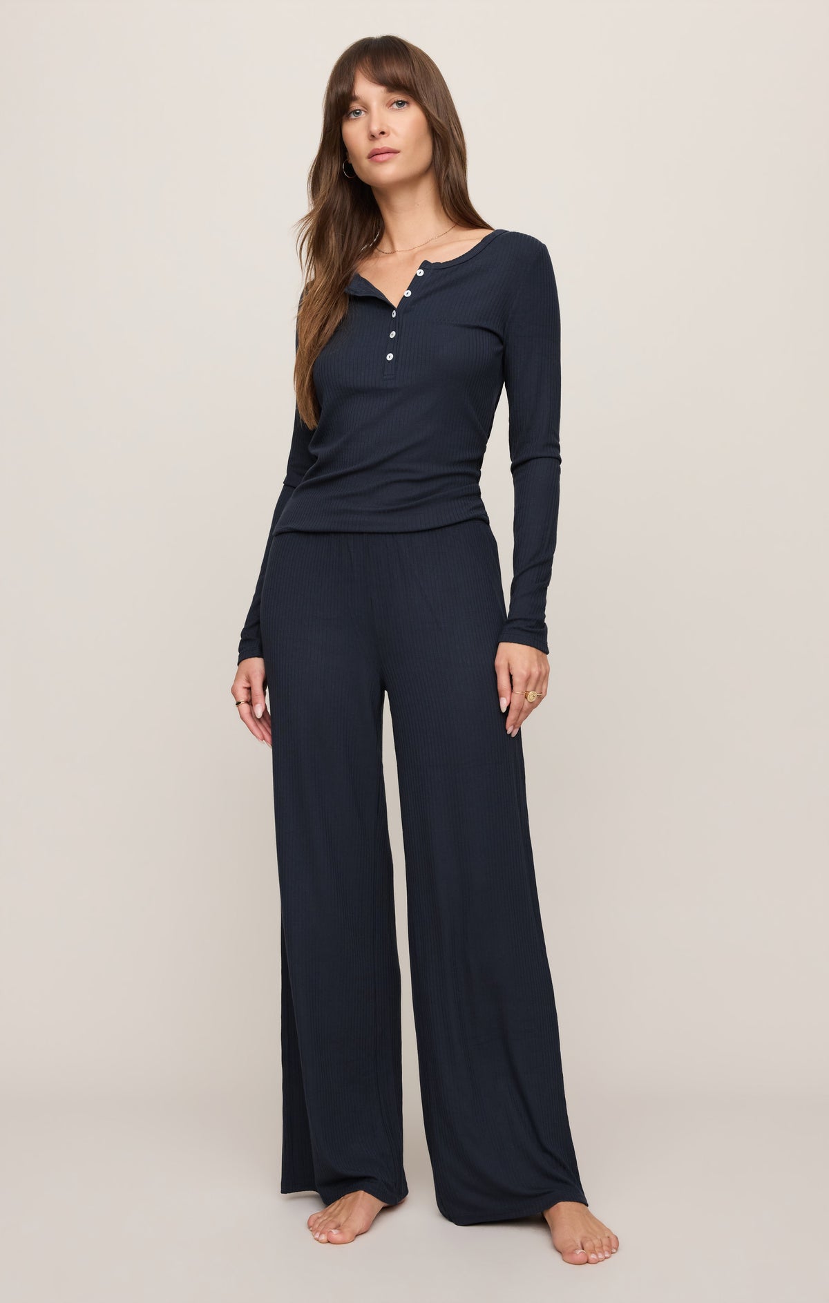Z SUPPLY Just Right Rib Henley Top