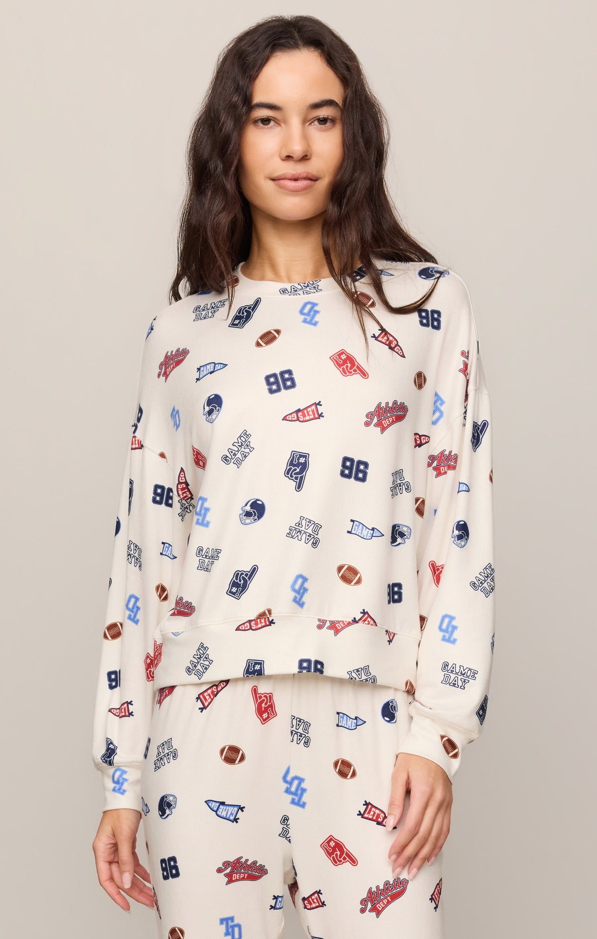 Z SUPPLY Varsity Silky Jersey Top - Sandstone