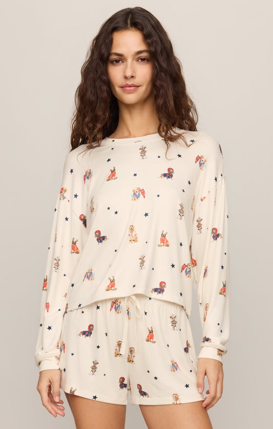 Z SUPPLY Team Player Long Sleeve Top - Sandstone