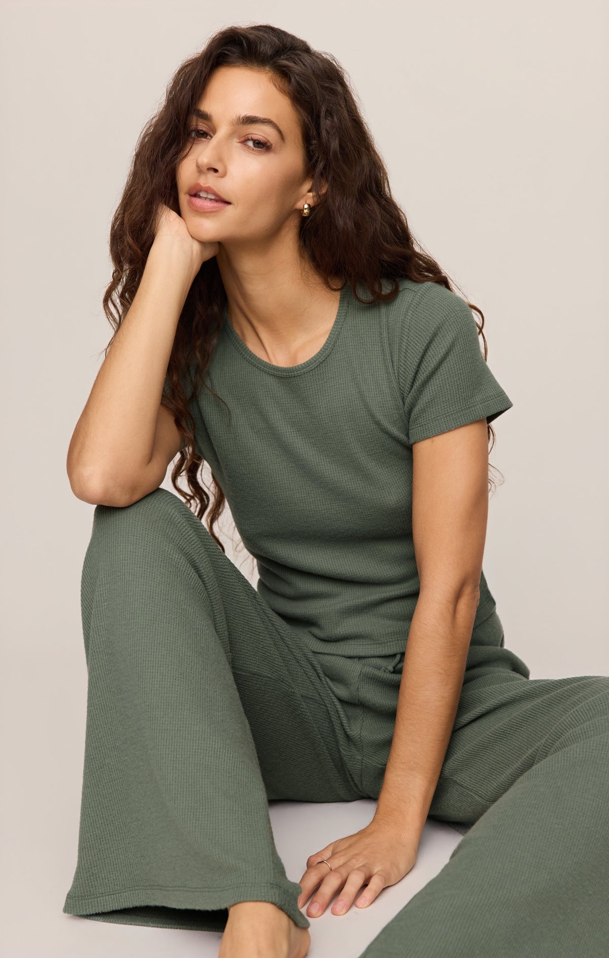 Z SUPPLY Waffle Brushed Thermal Tee