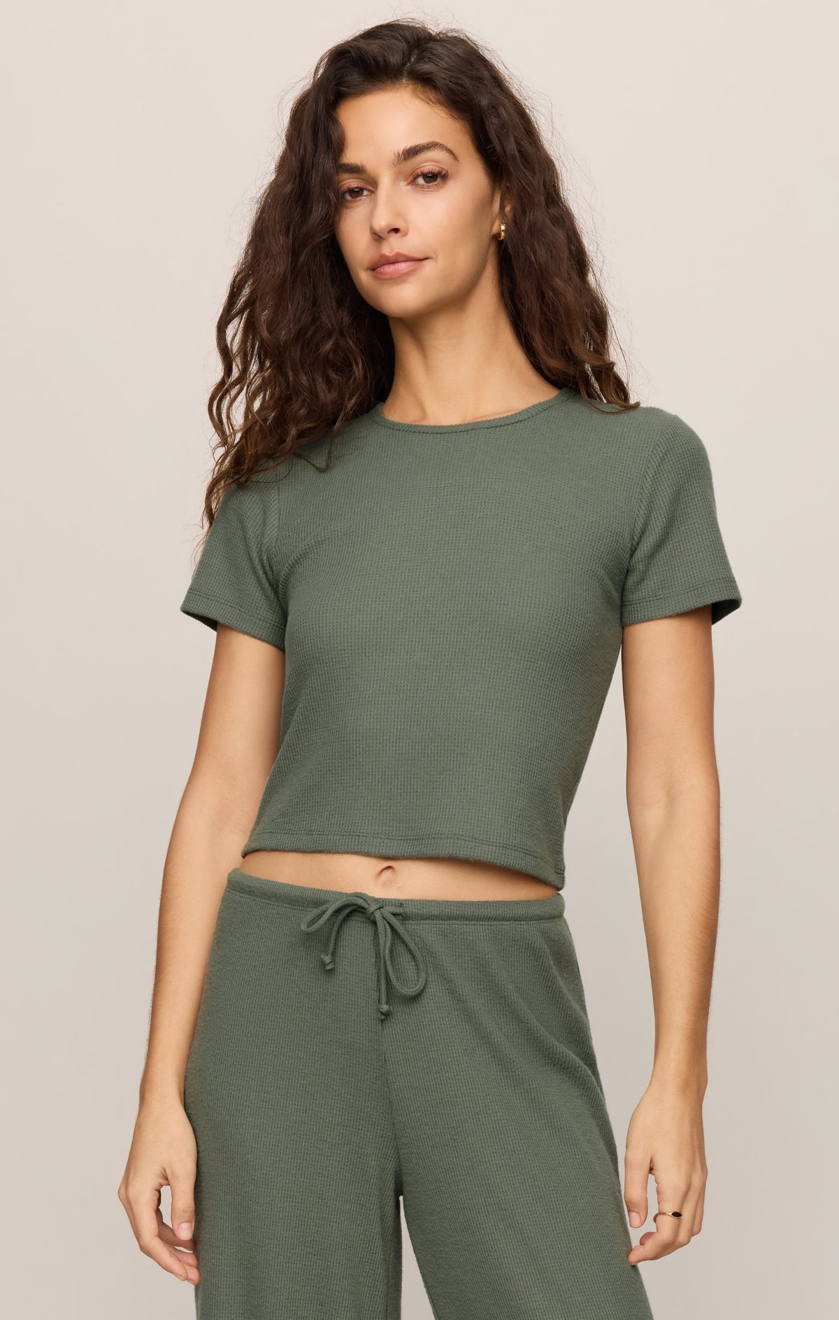 Z SUPPLY Waffle Brushed Thermal Tee