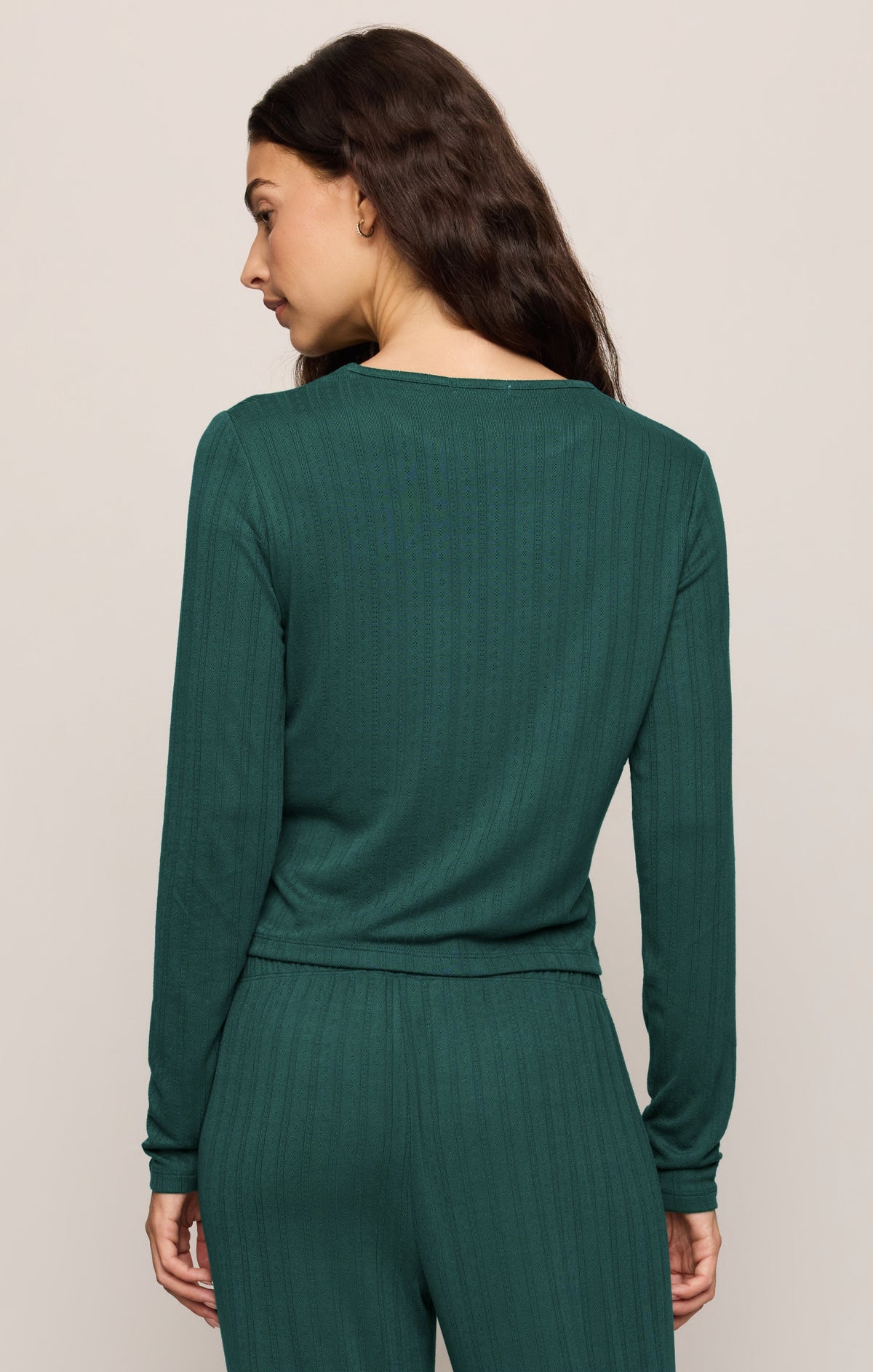 Z SUPPLY Aries Knit Long Sleeve Top - Velvet Green