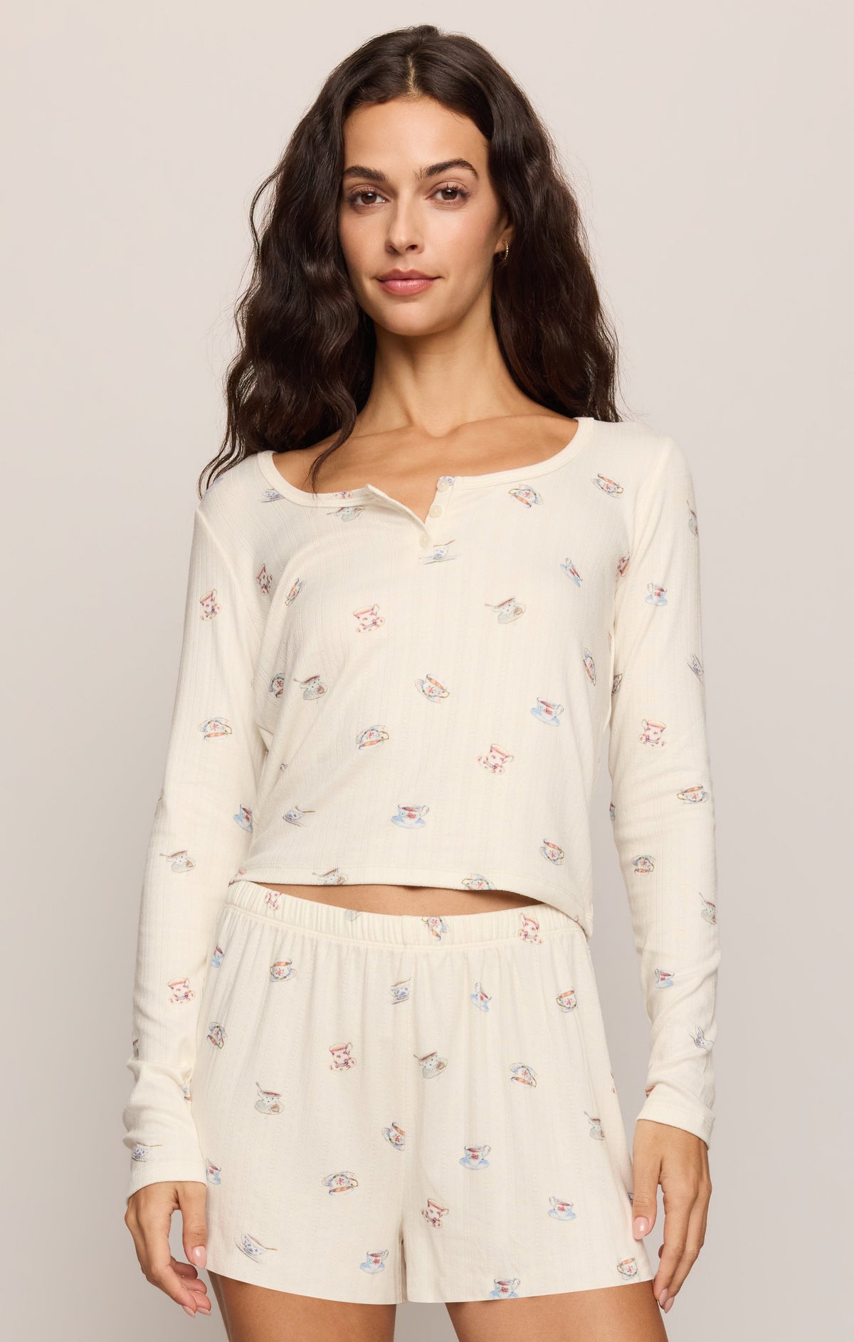 Z SUPPLY Tea Time Silky Pointelle Top - Vanilla Ice
