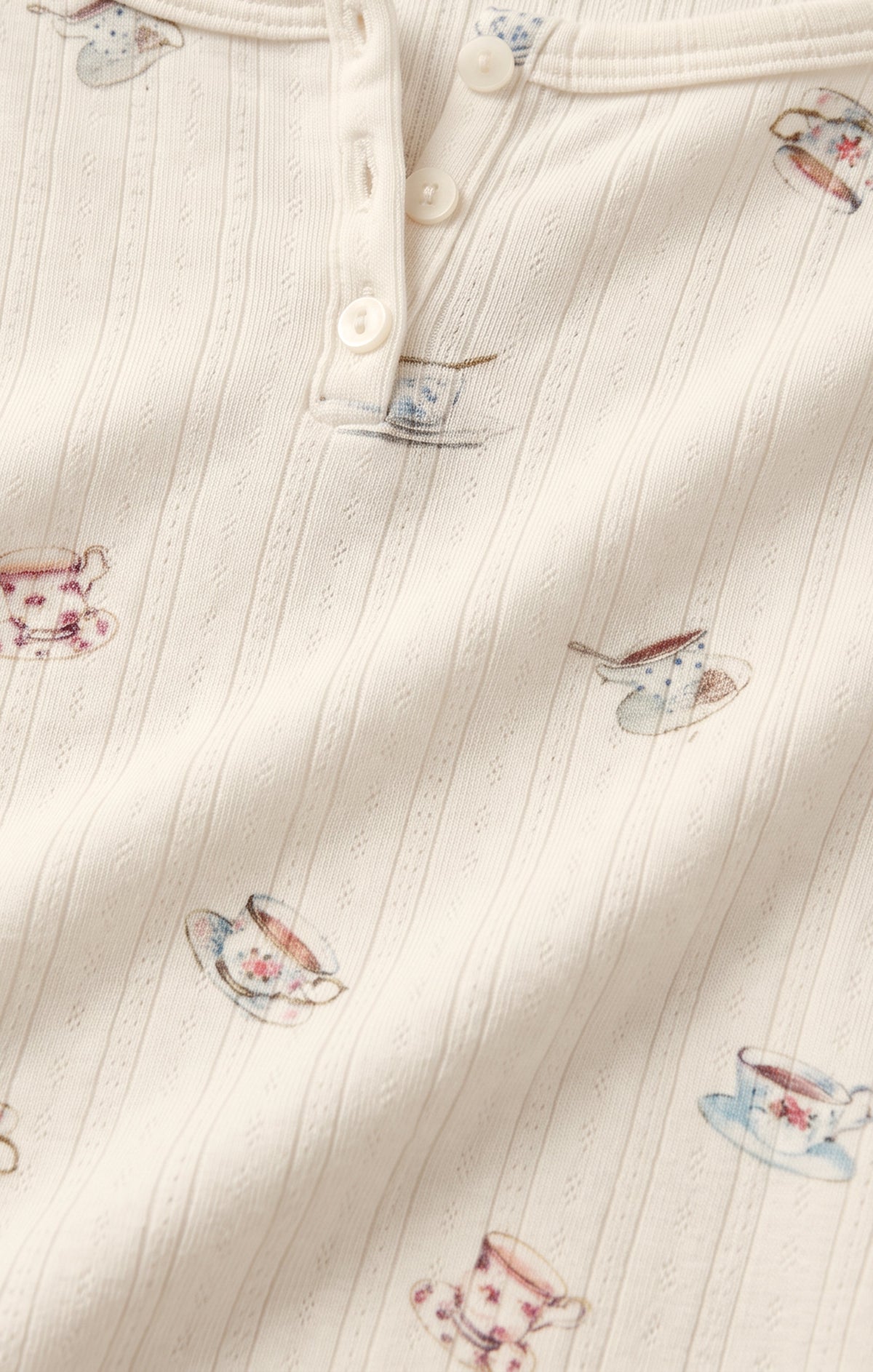 Z SUPPLY Tea Time Silky Pointelle Top - Vanilla Ice