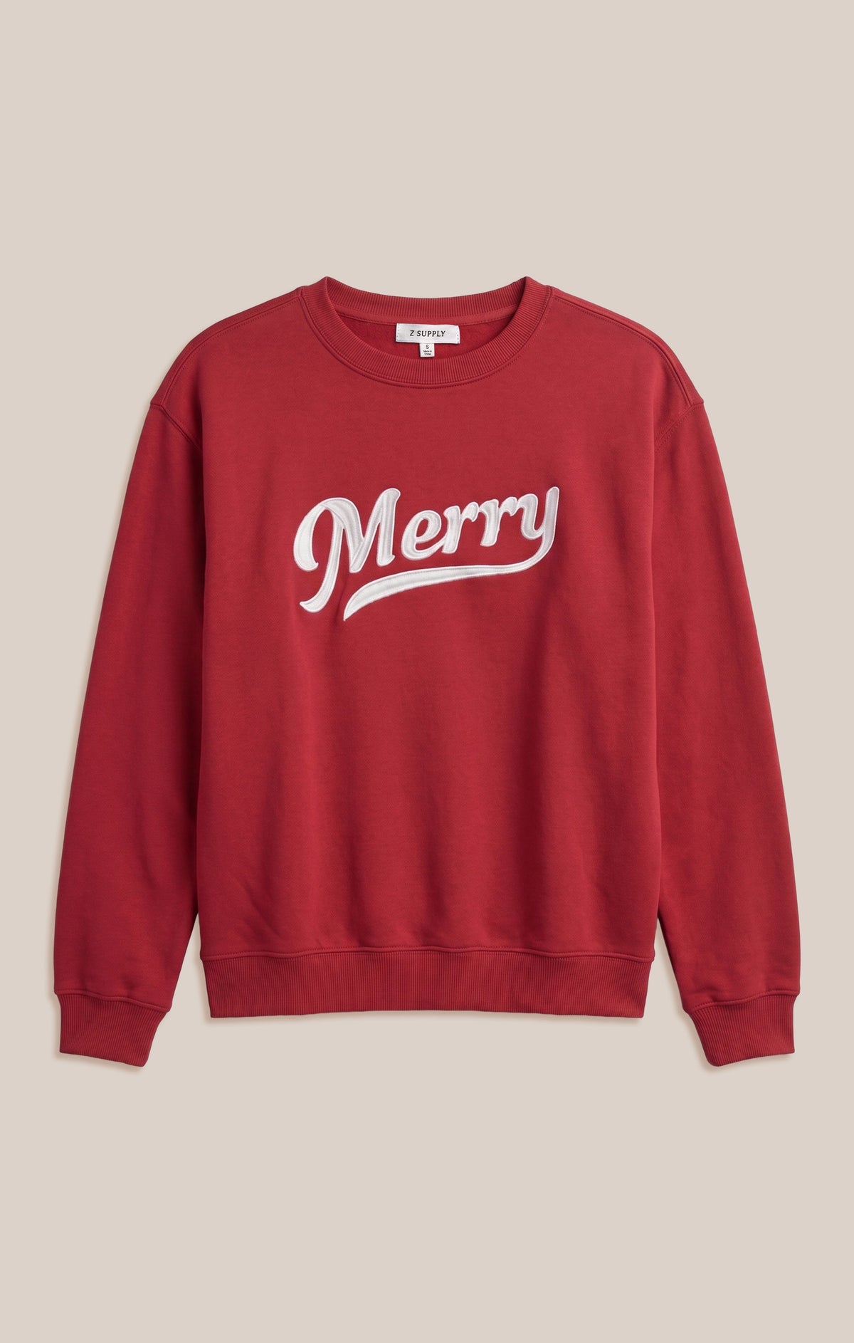 Z SUPPLY Holiday Merry Sweatshirt