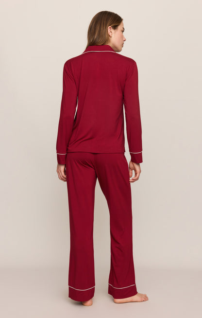 Z SUPPLY Snuggle Jersey PJ Set - Red Dahlia