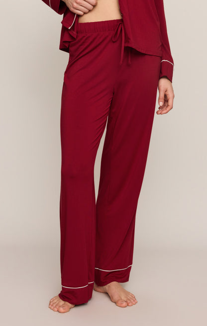 Z SUPPLY Snuggle Jersey PJ Set - Red Dahlia