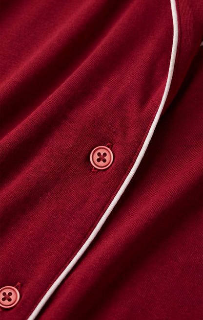 Z SUPPLY Snuggle Jersey PJ Set - Red Dahlia