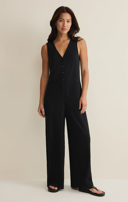 Z SUPPLY Solace Textured Slub Jumpsuit