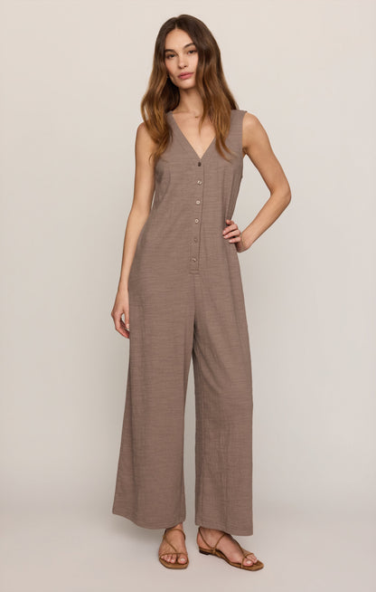Z SUPPLY Solace Textured Slub Jumpsuit