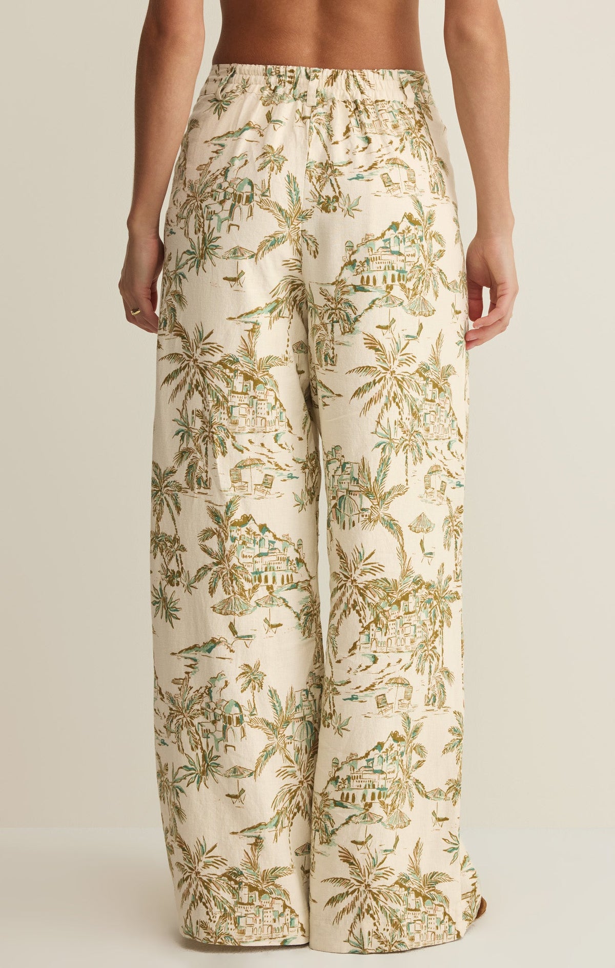 Z SUPPLY Overlook Tiki Linen Pant - Island Coconut