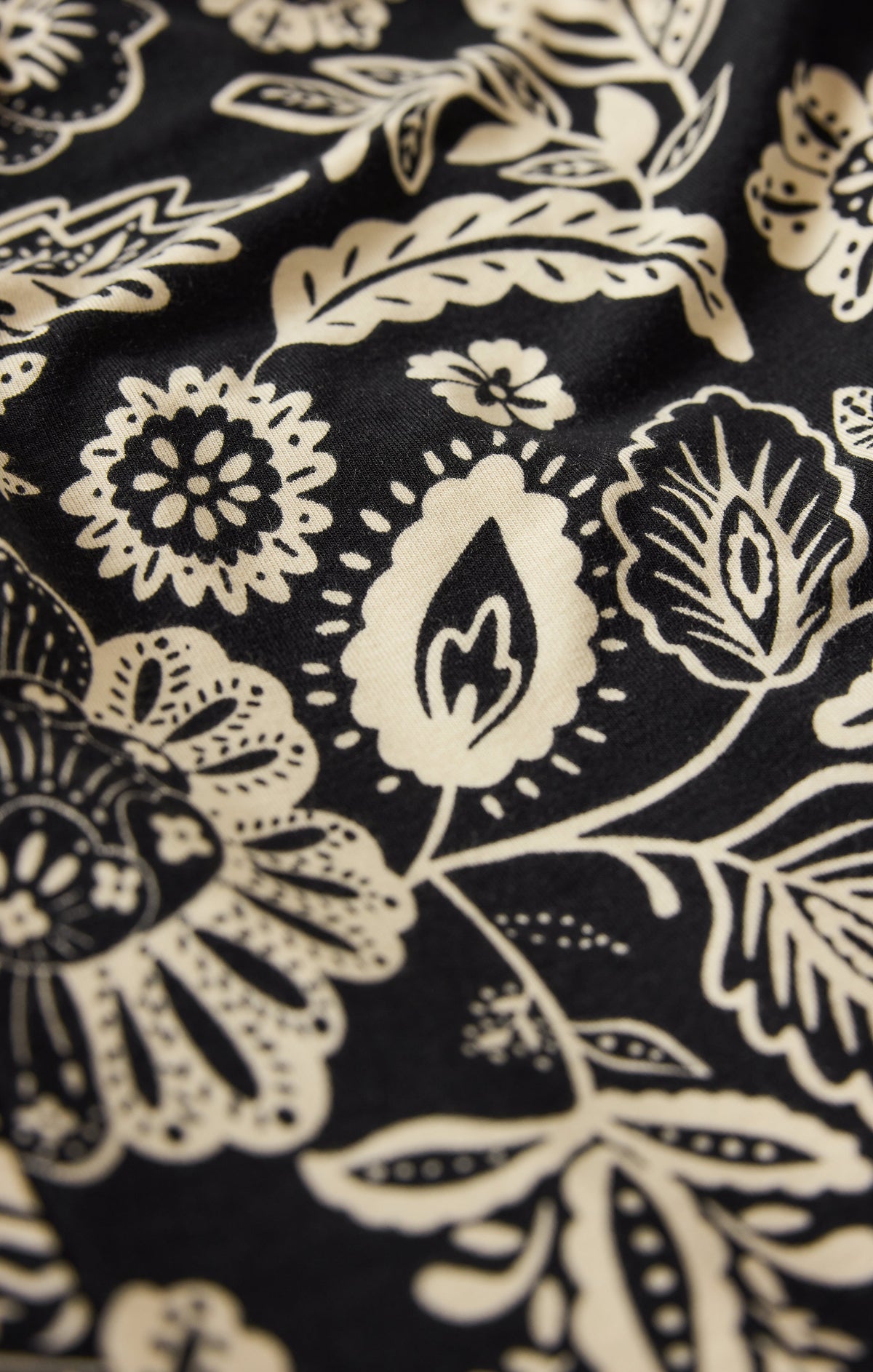 Z SUPPLY Day Off Luz Floral Jumpsuit - Black