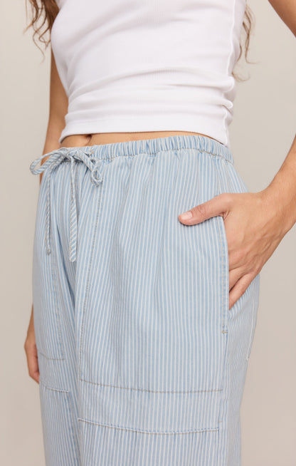 Z SUPPLY Soft Denim Carpenter Pant - Seaboard Stripe