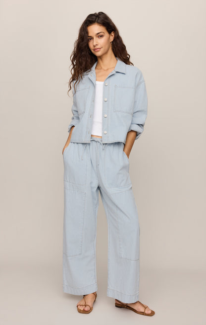Z SUPPLY Soft Denim Carpenter Pant - Seaboard Stripe