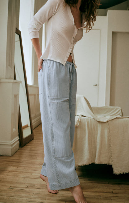 Z SUPPLY Soft Denim Carpenter Pant - Seaboard Stripe