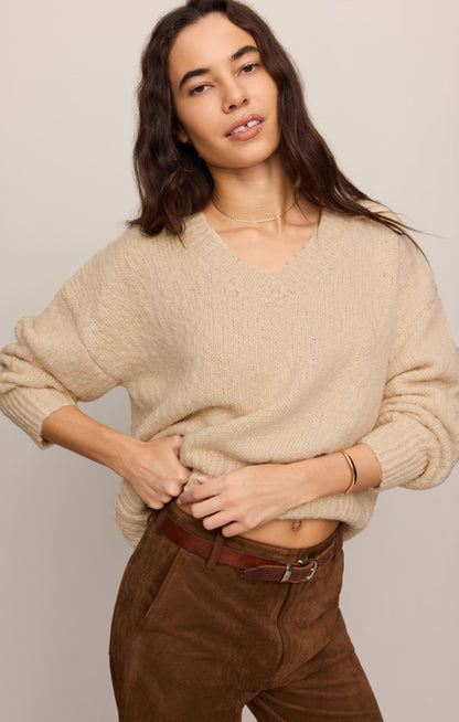 Z SUPPLY Cecile Faux Suede Wide Leg Pant - Saddle Suede