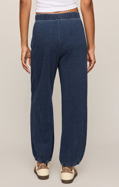 Z SUPPLY Janie Knit Denim Jogger - Indigo