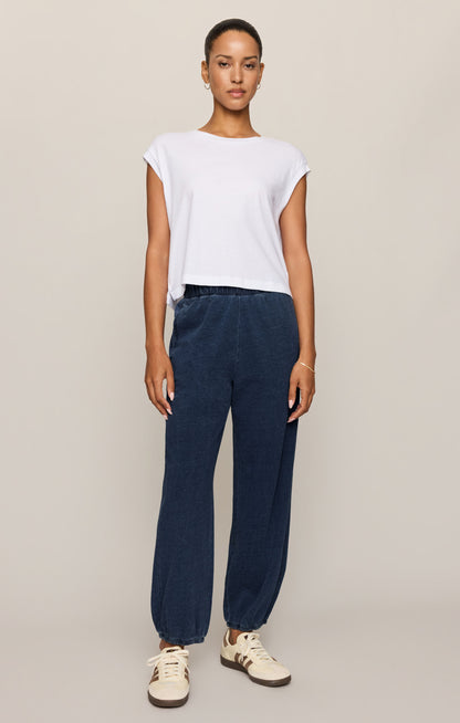 Z SUPPLY Janie Knit Denim Jogger - Indigo