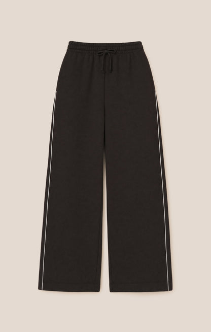 Z SUPPLY Sport Stripe Knit Terry Pant - Ash Black