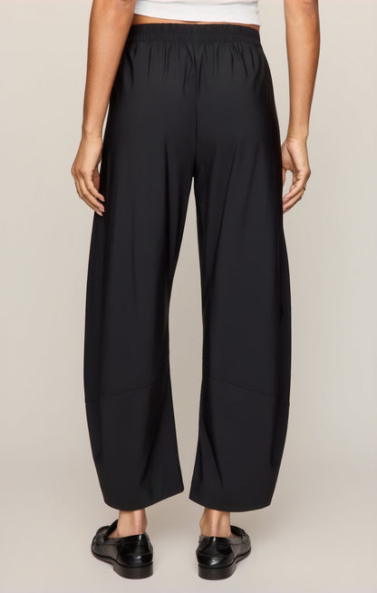 Z SUPPLY Neo Luxe Barrel Pant - Black