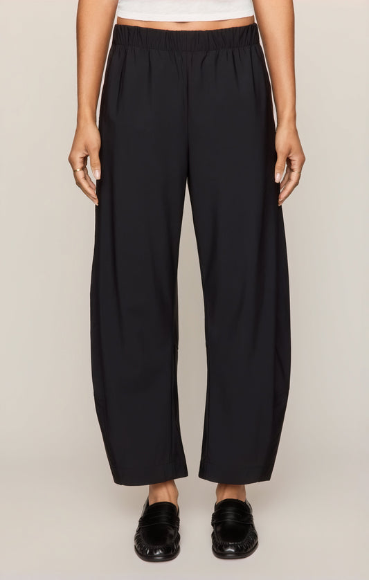 Z SUPPLY Neo Luxe Barrel Pant - Black