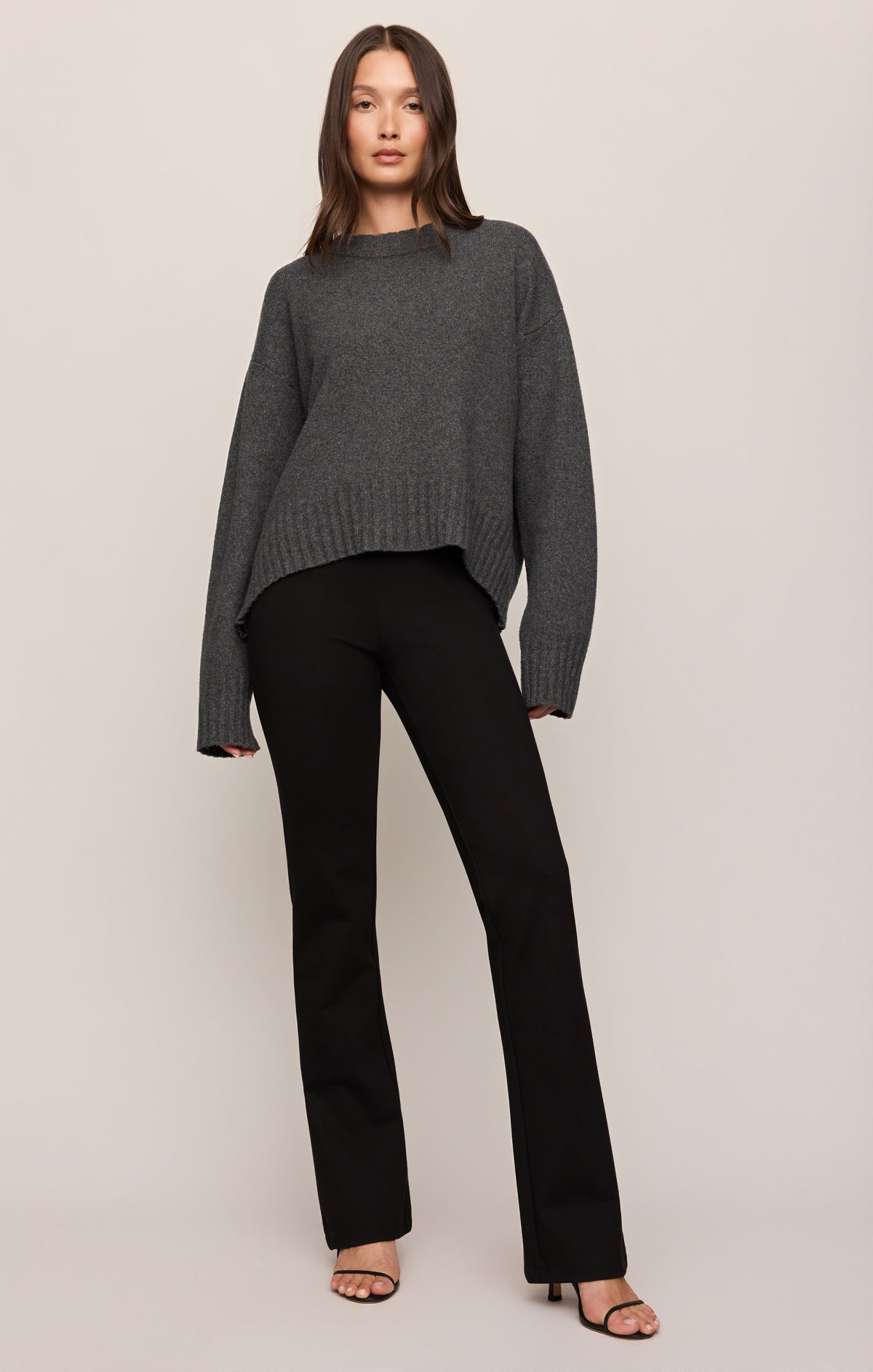 Z SUPPLY Ives Ponte Flare Pant - Black