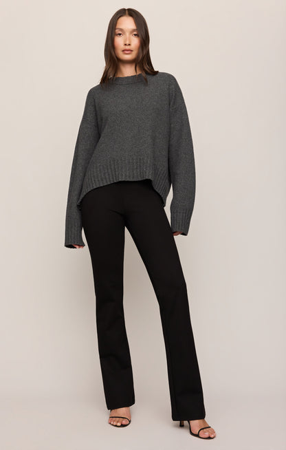 Z SUPPLY Ives Ponte Flare Pant - Black