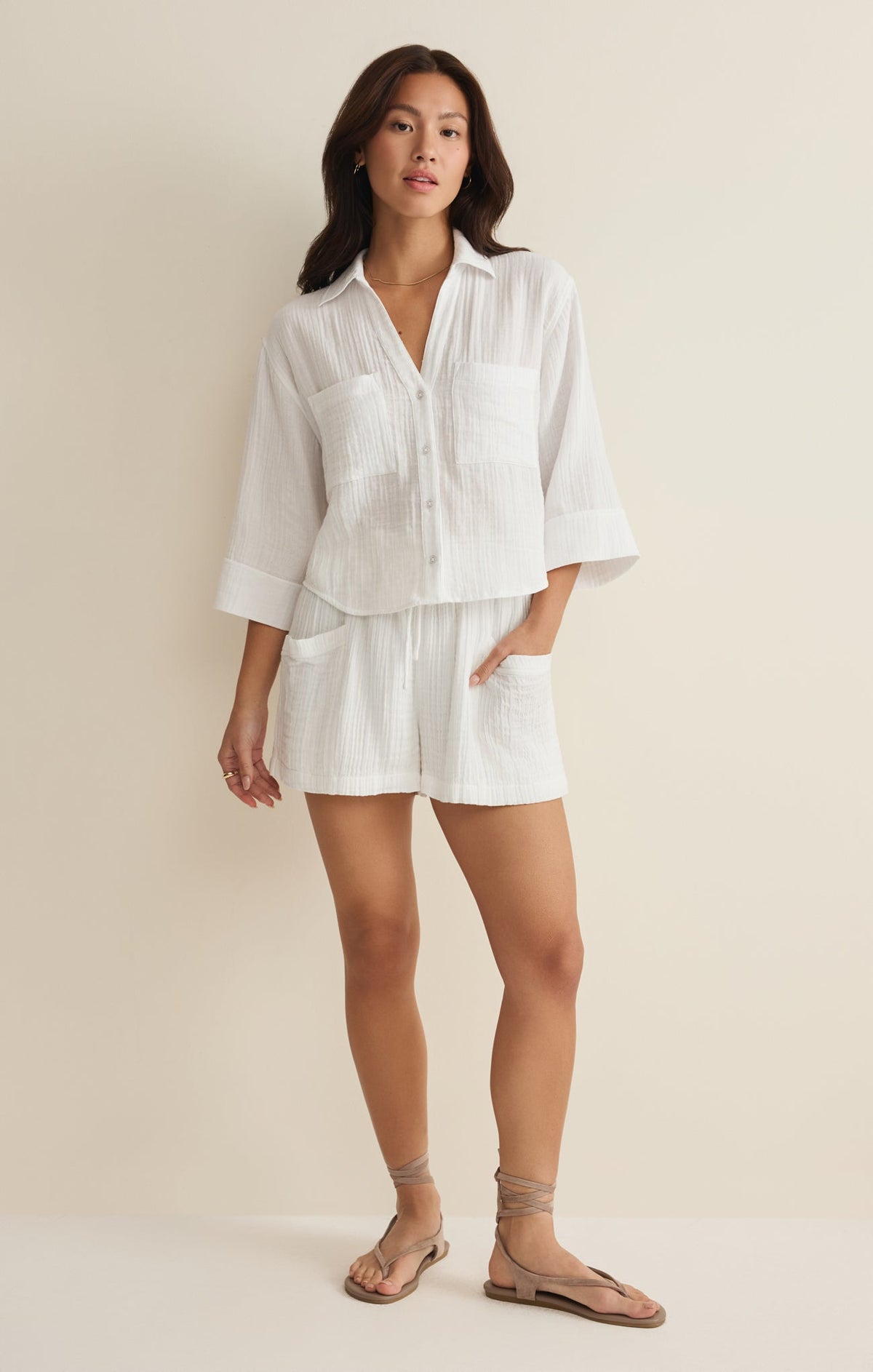 Z SUPPLY Emory Airy Gauze Short