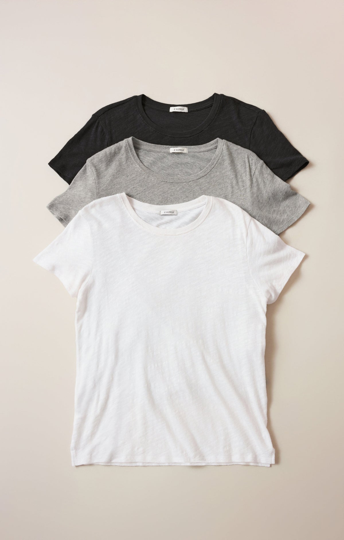 Z SUPPLY Foundation Slub Tee 3-Pack