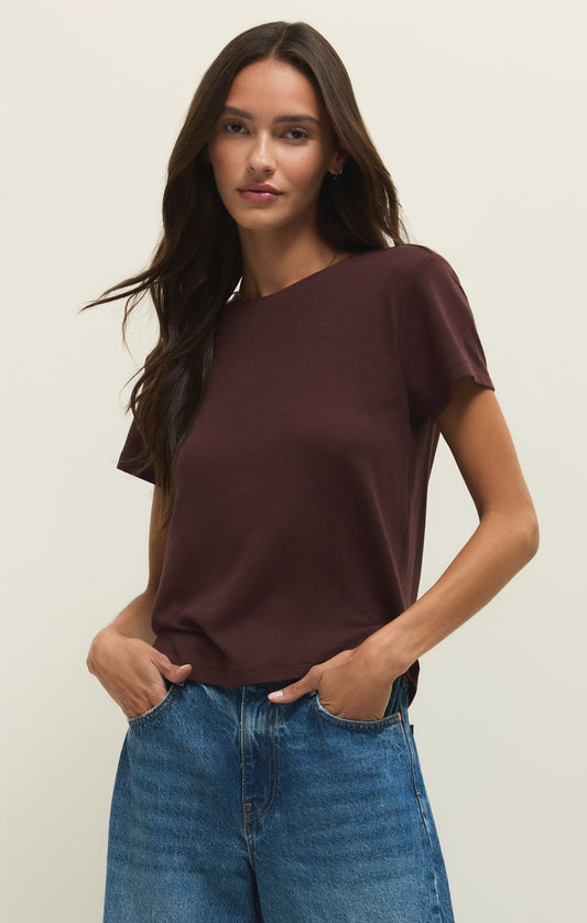 Z SUPPLY Tourist Airy Knit Jersey Tee