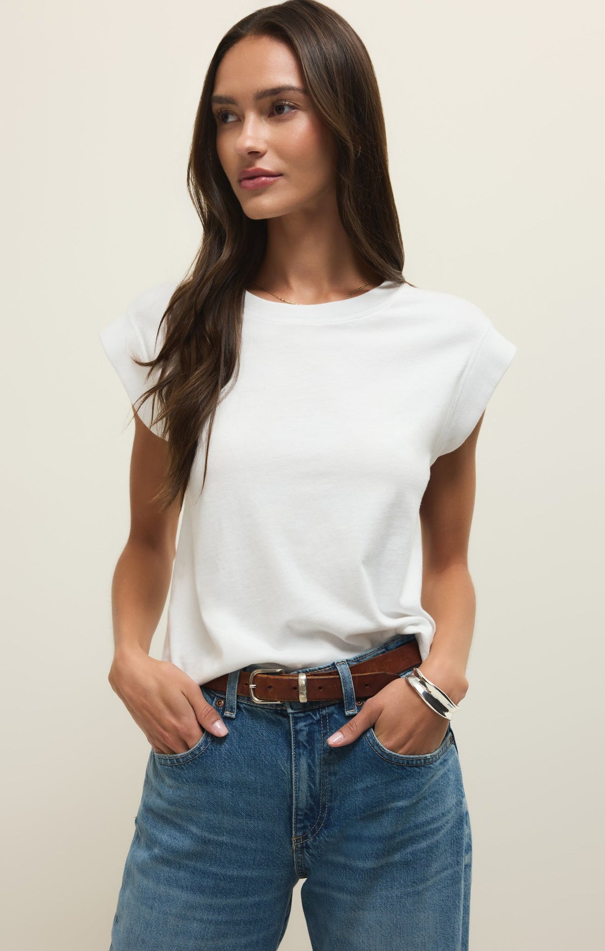 Z SUPPLY Camino Cotton Jersey Tee
