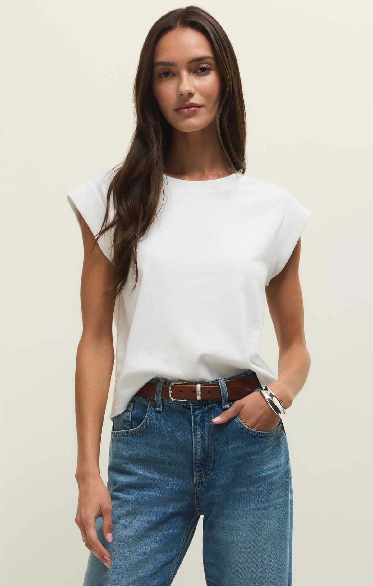 Z SUPPLY Camino Cotton Jersey Tee