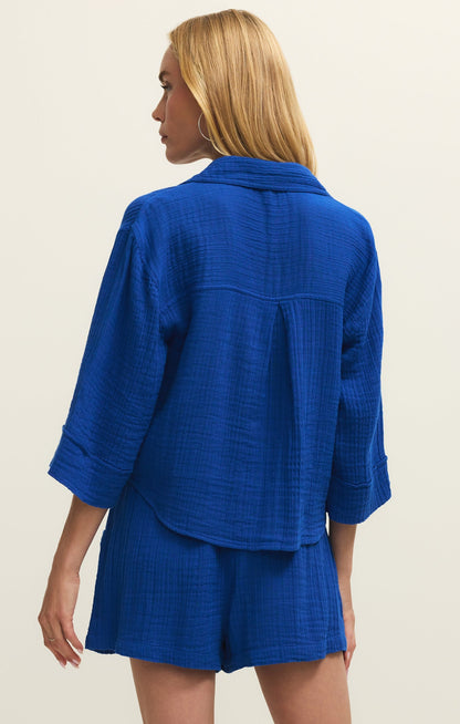 Z SUPPLY Helena Airy Gauze Button Up