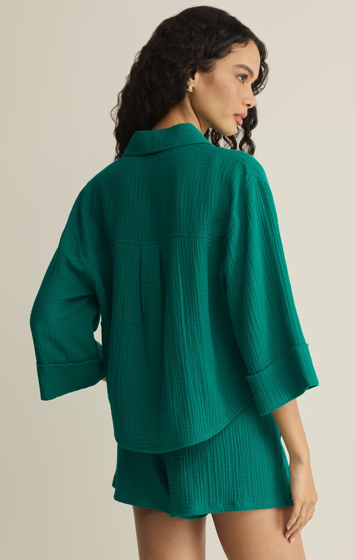 Z SUPPLY Helena Airy Gauze Button Up