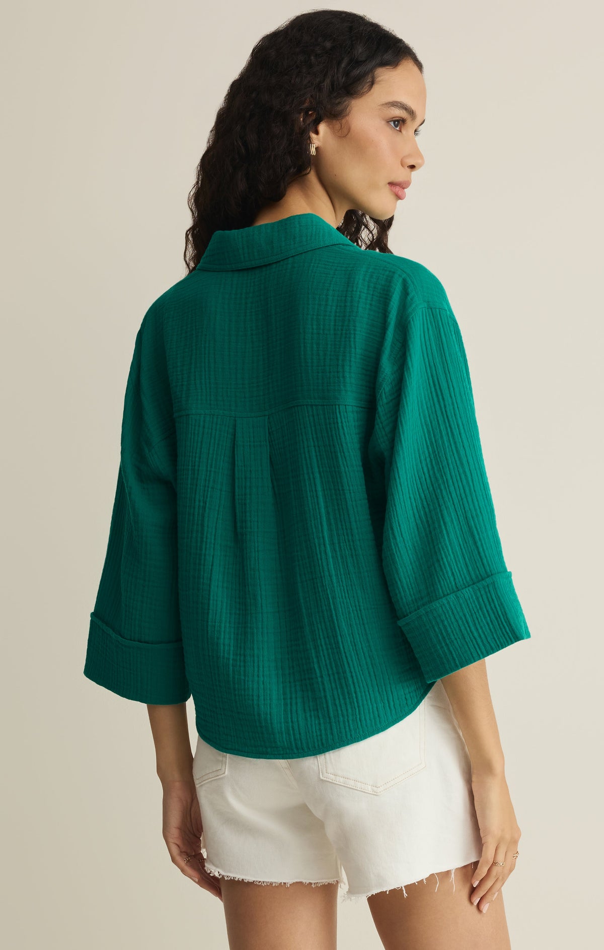 Z SUPPLY Helena Airy Gauze Button Up