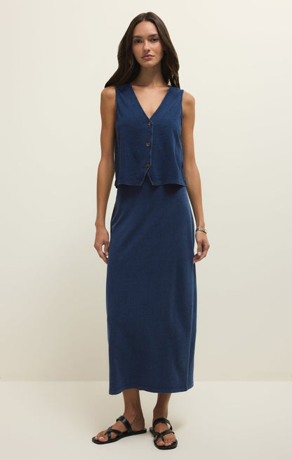Z SUPPLY Noelle Jersey Denim Tank